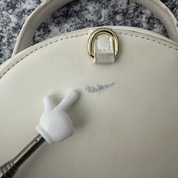 Kirby Bioworld Circle Crossbody Bag Purse Nintendo Pink White Missing Straps - Picture 6 of 14